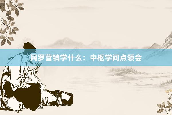 网罗营销学什么：中枢学问点领会
